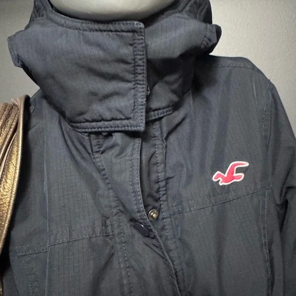 ❌SOLD❌ Hollister Vintage Y2K Navy Blue/Pink Jacket - Picture 3 of 7